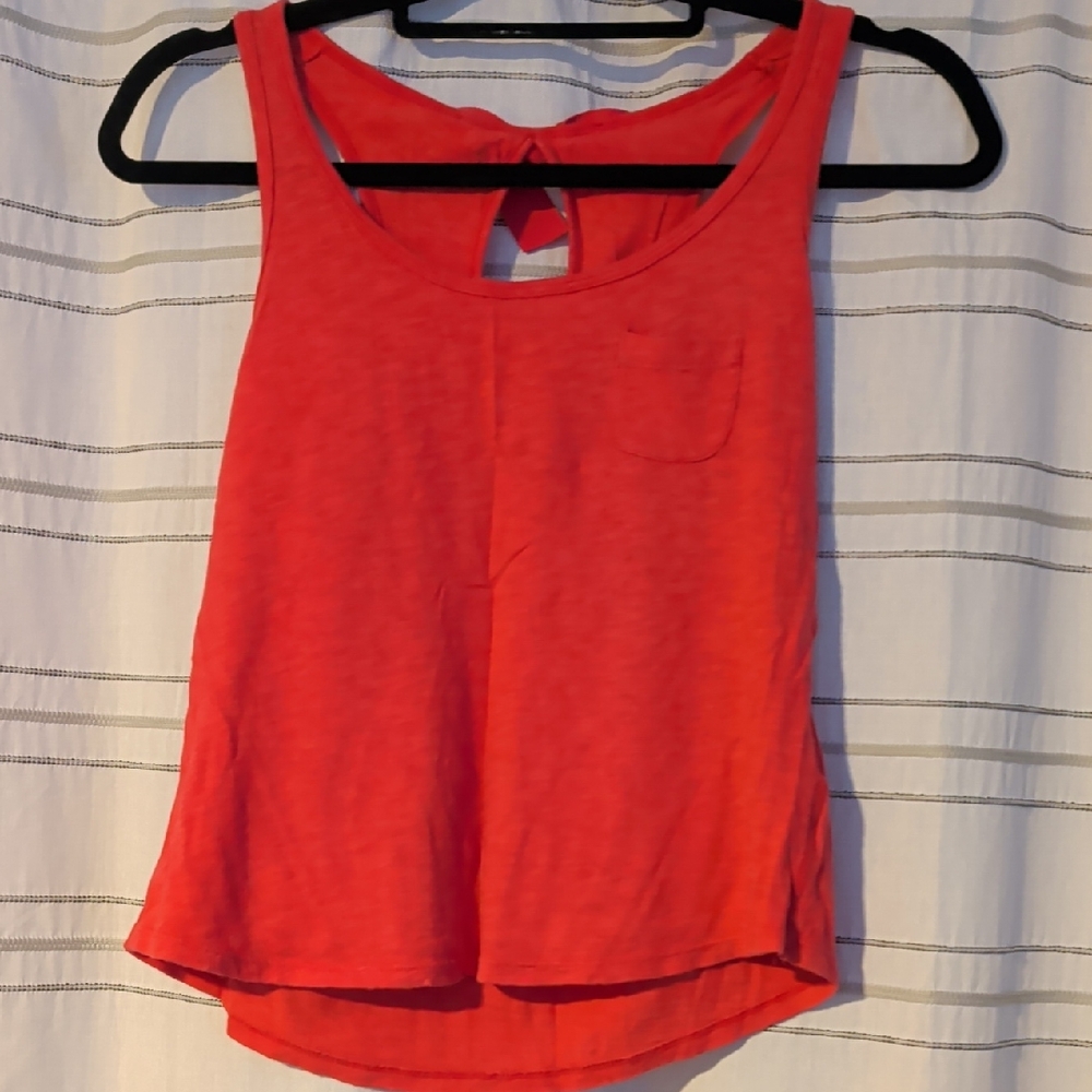 Abercrombie & Fitch Vibrant Red Tank Top